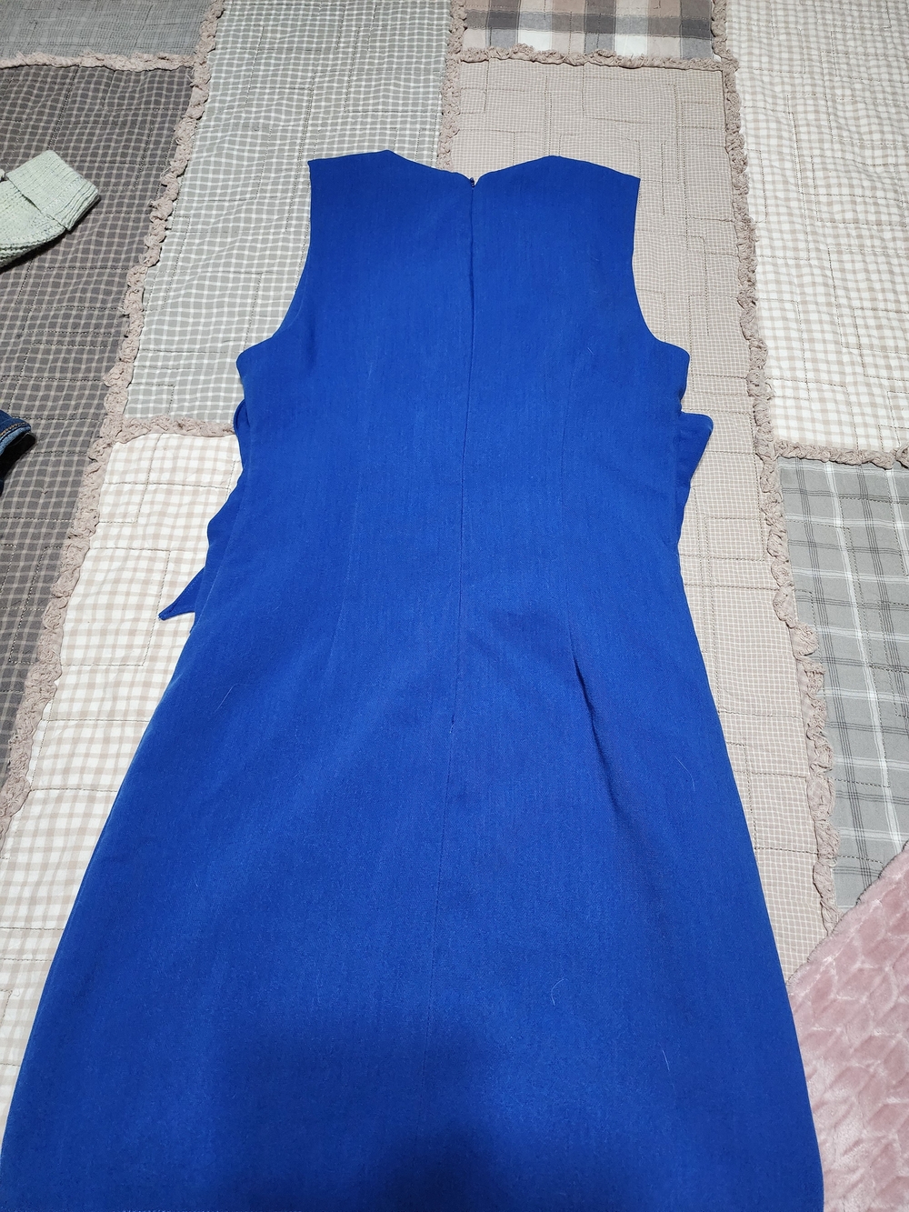DO+BE Sleeveless Cobalt Blue Sheath Dress